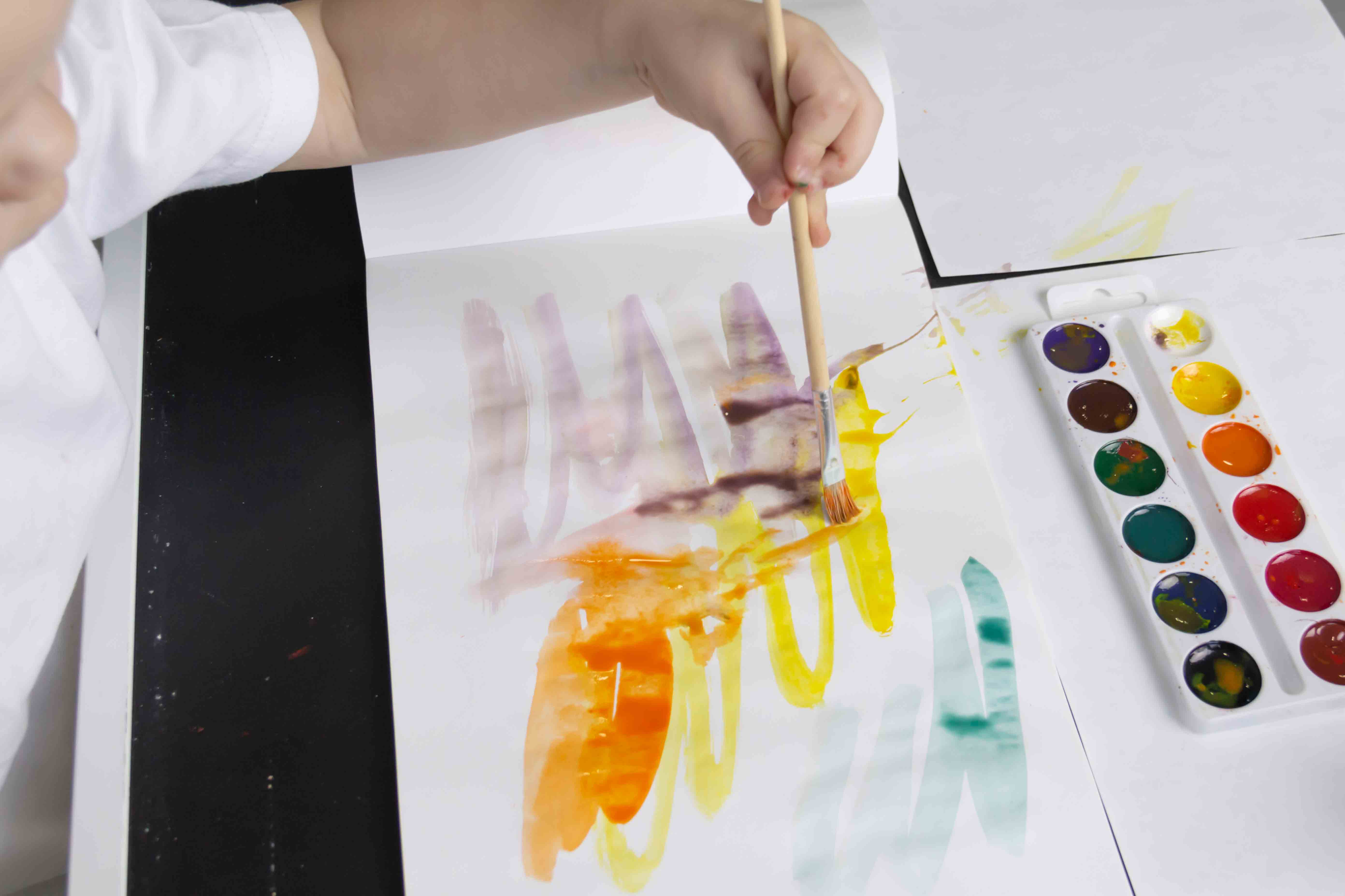 InnocentDrinks, child painting on paper