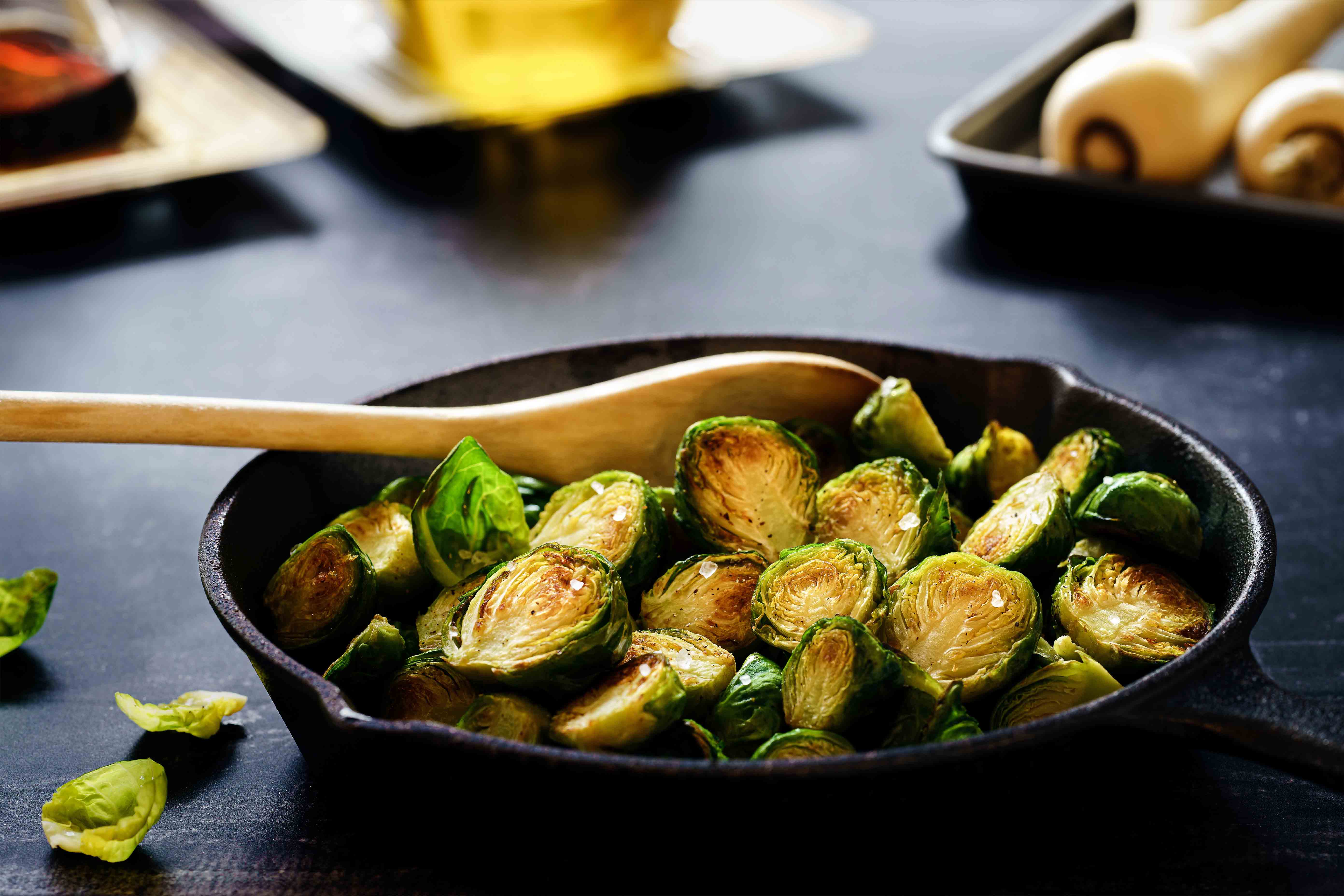 InnocentDrinks, cooked brussel sprouts