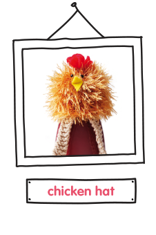 chicken hat